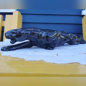 Vintage Black Panther Sculpture